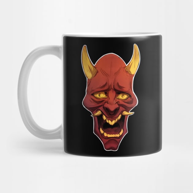 hannya mask by DarkMindD